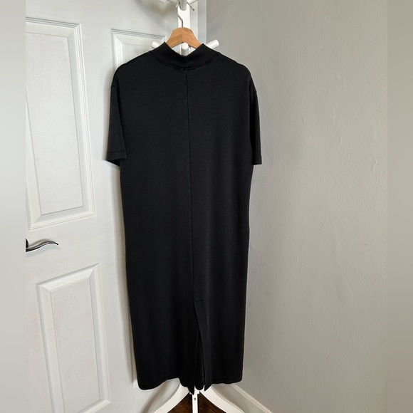 Zara High Neck Black Maxi Dress - Picture 2 of 3